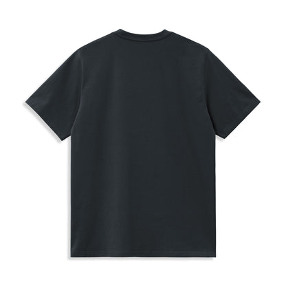 Carhartt WIP S/S Script T-Shirt Deep Night/Gentle Green  - I0357003PLXX