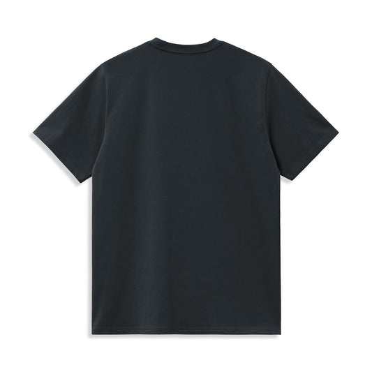 Carhartt WIP S/S Script T-Shirt Deep Night/Gentle Green  - I0357003PLXX