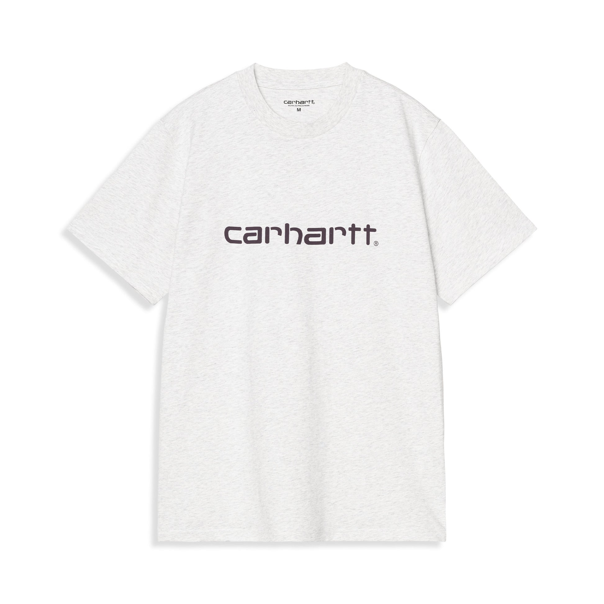 Carhartt WIP S/S Script T-Shirt Ash Heather/Cozy Purple  - I0357003PNXX