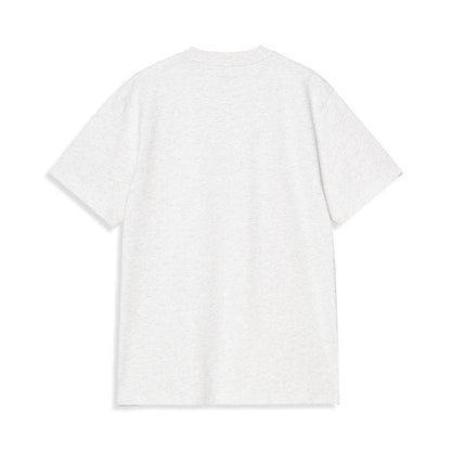 Carhartt WIP S/S Script T-Shirt Ash Heather/Cozy Purple  - I0357003PNXX