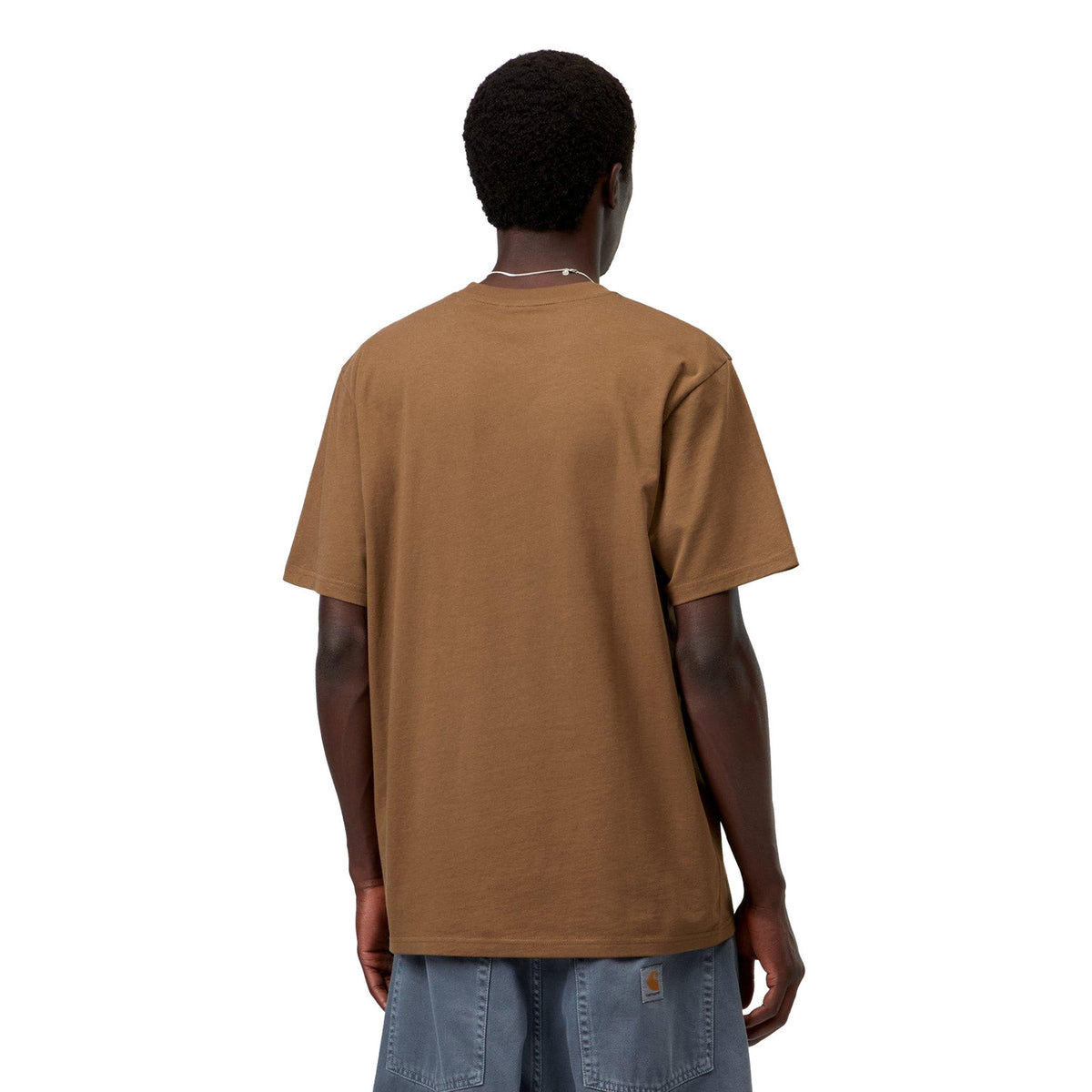 Carhartt WIP S/S Script T-Shirt WIP Hamilton Brown/Black  - I0357003YYXX