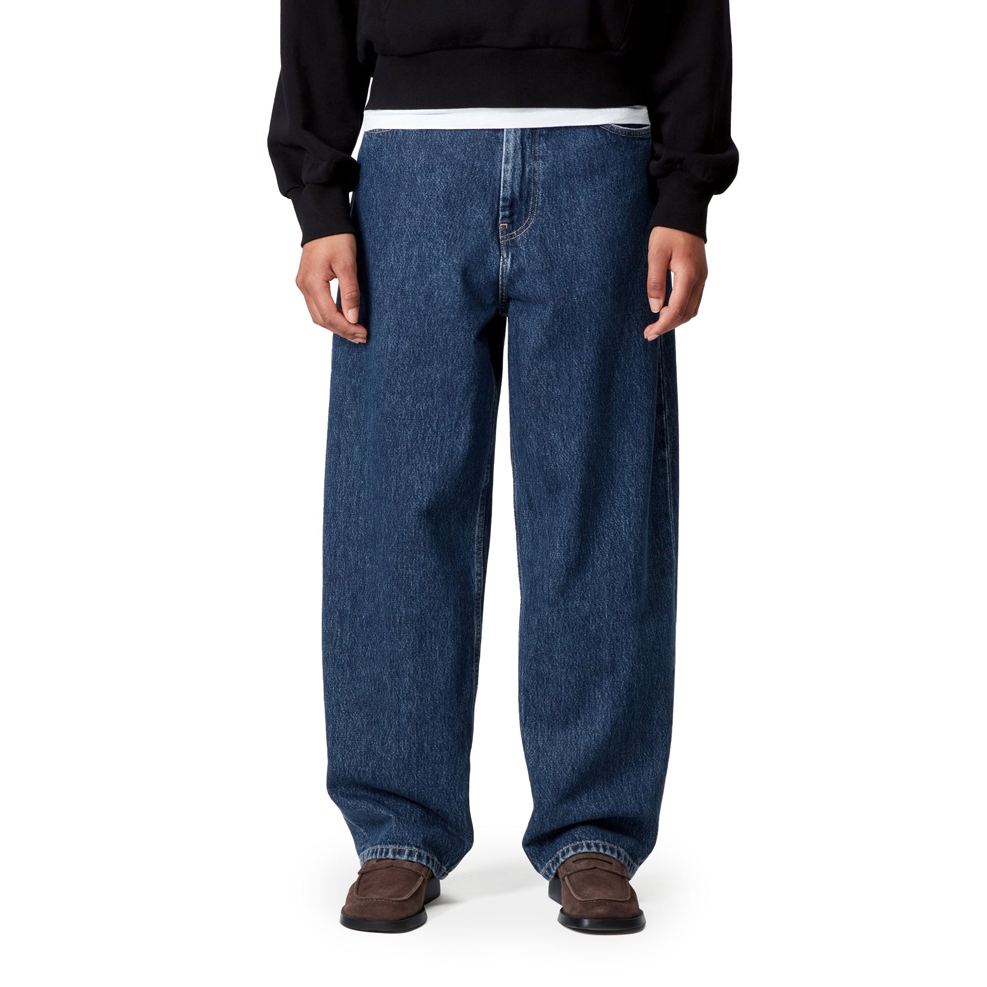 Carhartt WIP W Brandon Pant Blue stone washed  - I0358920106