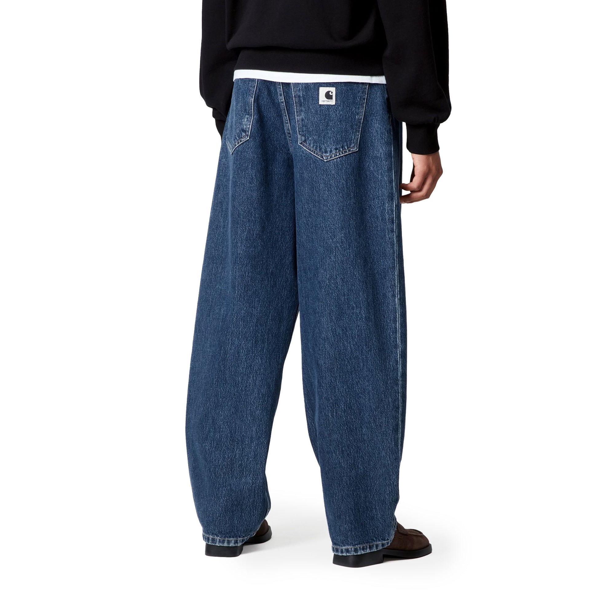 Carhartt WIP W Brandon Pant Blue stone washed  - I0358920106