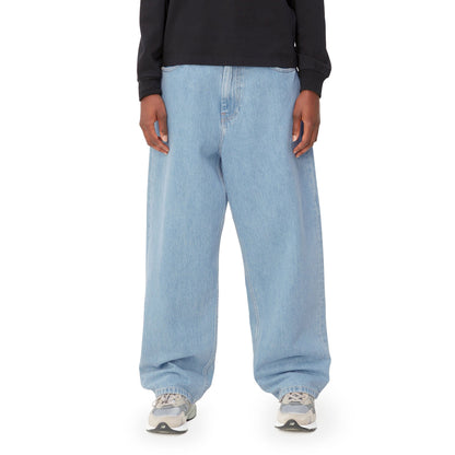 Carhartt WIP W Brandon Pant Blue stone bleached  - I0358920112