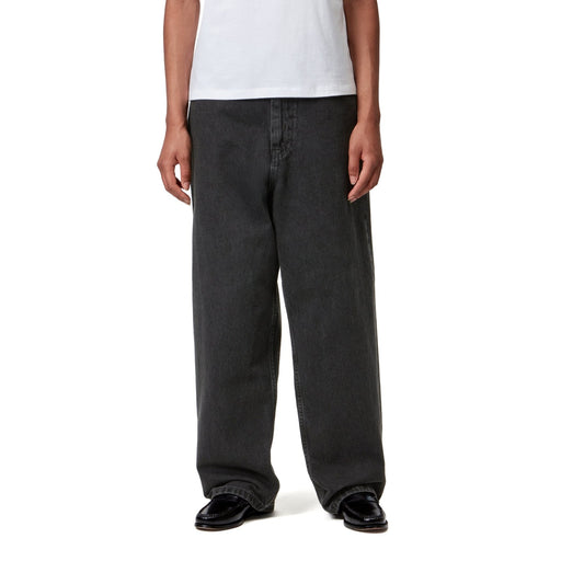 Carhartt WIP W Brandon Pant Black stone washed  - I0358928906