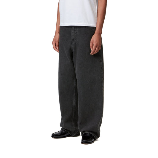 Carhartt WIP W Brandon Pant Black stone washed  - I0358928906