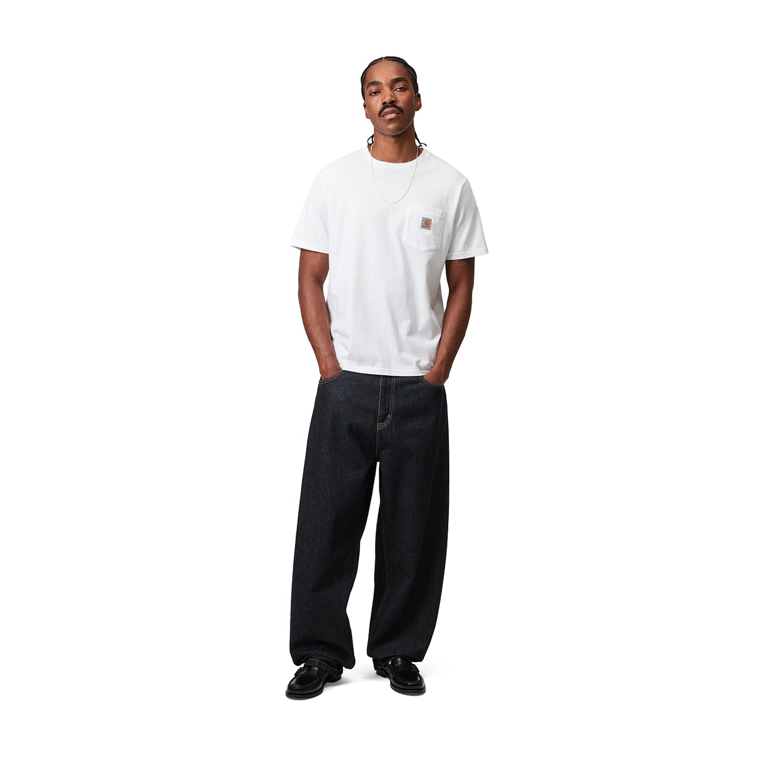 Carhartt WIP Brandon Pant Black rinsed  - I0358938902