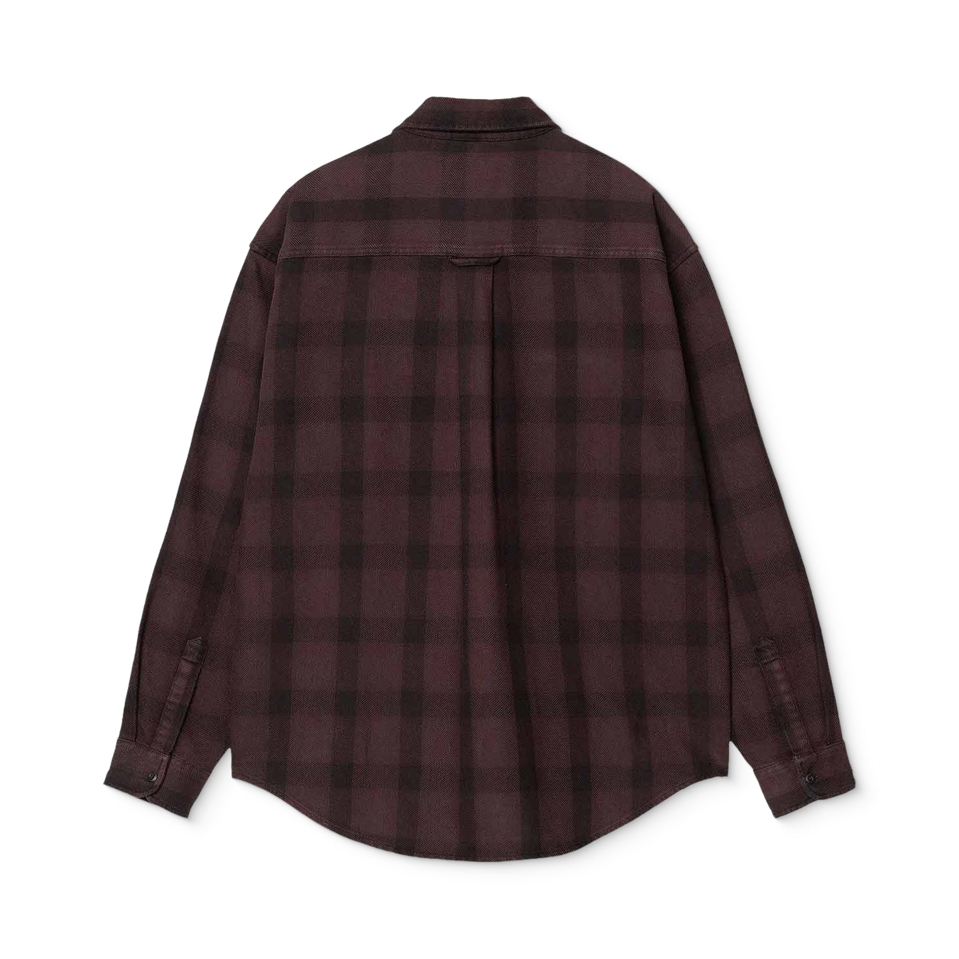 Carhartt WIP L/S Edmands Shirt Natural/Palisander Check  - I0359513J2XX