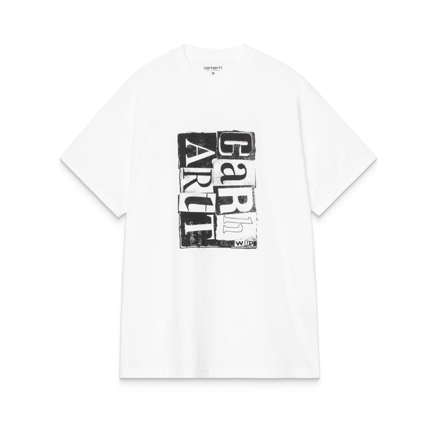 Carhartt WIP S/S Moving Letterpress T-Shirt White  - I03599802XX