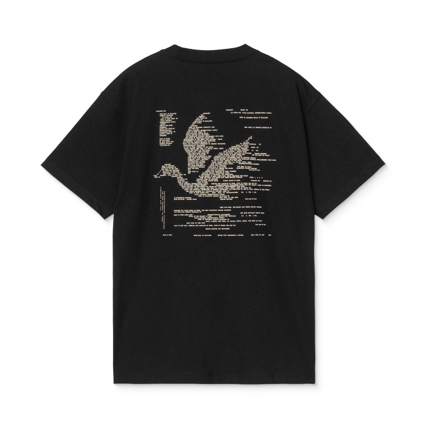 Carhartt WIP S/S Punched T-Shirt Black  - I03600689XX