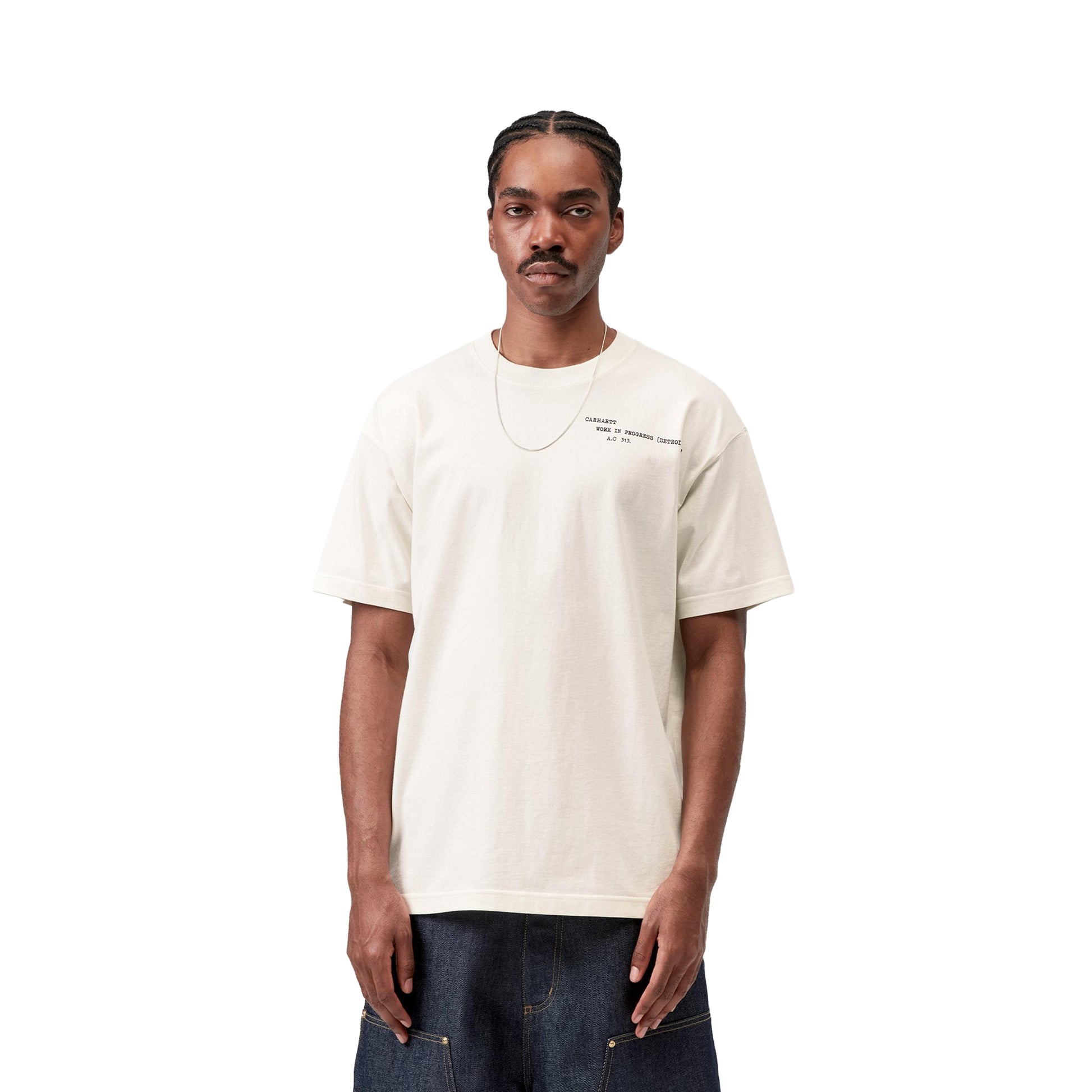 Carhartt WIP S/S Punched T-Shirt Wax  - I036006D6XX