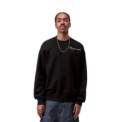 Carhartt WIP Punched Sweat Black  - I03603989XX
