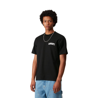Carhartt WIP S/S University Script T-Shirt Black/White  - I0361100D2XX