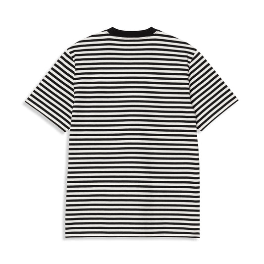 Carhartt WIP S/S Ezra Pocket T-Shirt Ezra Stripe Black/Wax  - I0361793KRXX