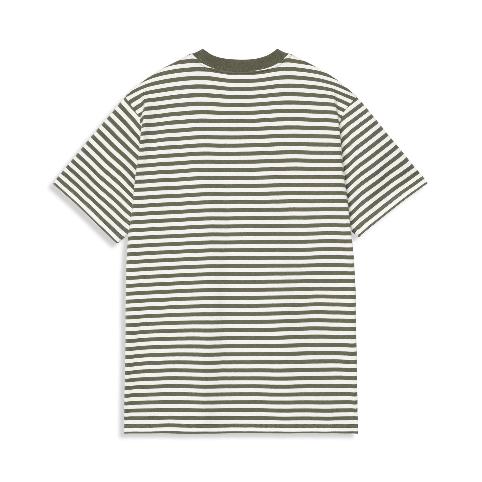 Carhartt WIP S/S Ezra Pocket T-Shirt Ezra Stripe Leaf/Wax  - I0361793KVXX