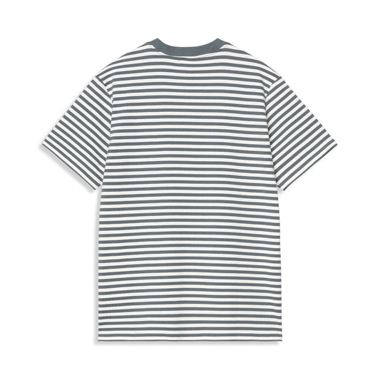 Carhartt WIP S/S Ezra Pocket T-Shirt Ezra Stripe Cozy Blue  - I0361793KWXX