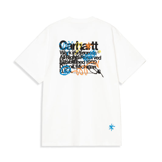Carhartt WIP S/S Primary T-Shirt White  - I03623802XX
