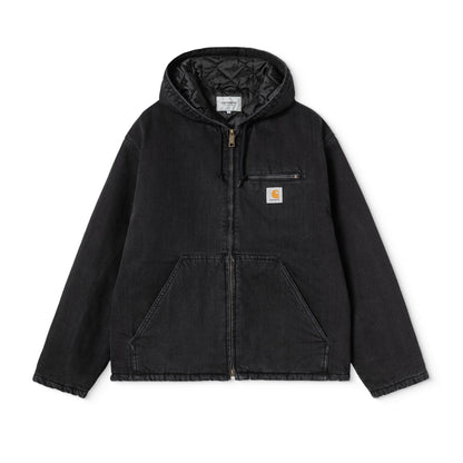 Carhartt WIP Cleveland Jacket Black stone washed  - I0362588906