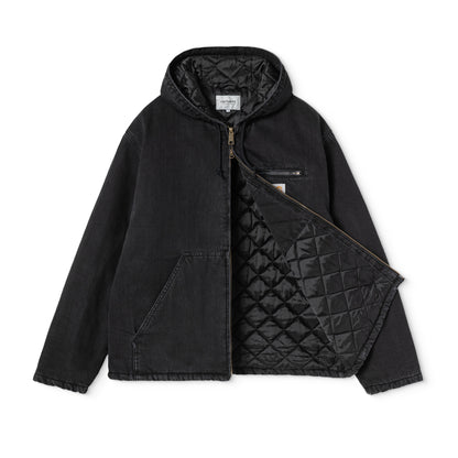 Carhartt WIP Cleveland Jacket Black stone washed  - I0362588906