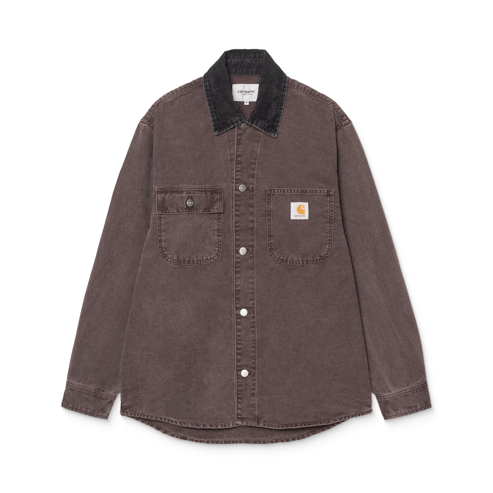 Carhartt WIP Mitch Shirt Jacket Palisander/Black dusky  - I0362623AN0J