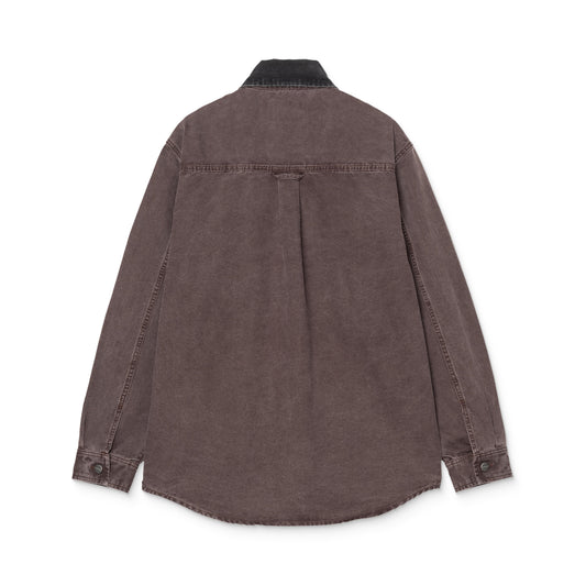 Carhartt WIP Mitch Shirt Jacket Palisander/Black dusky  - I0362623AN0J
