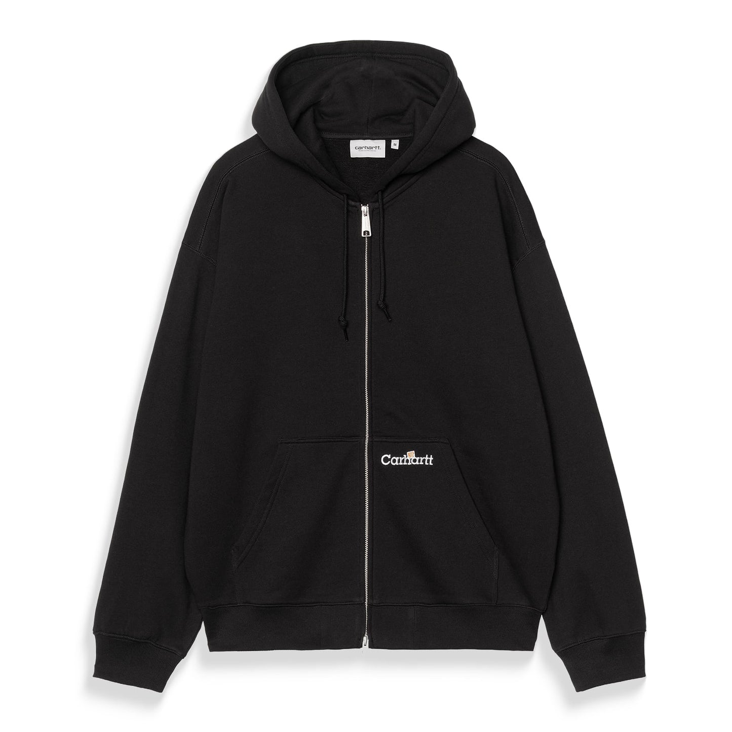 Carhartt WIP Hooded WIP Label Sweat Jacket Black  - I03634789XX