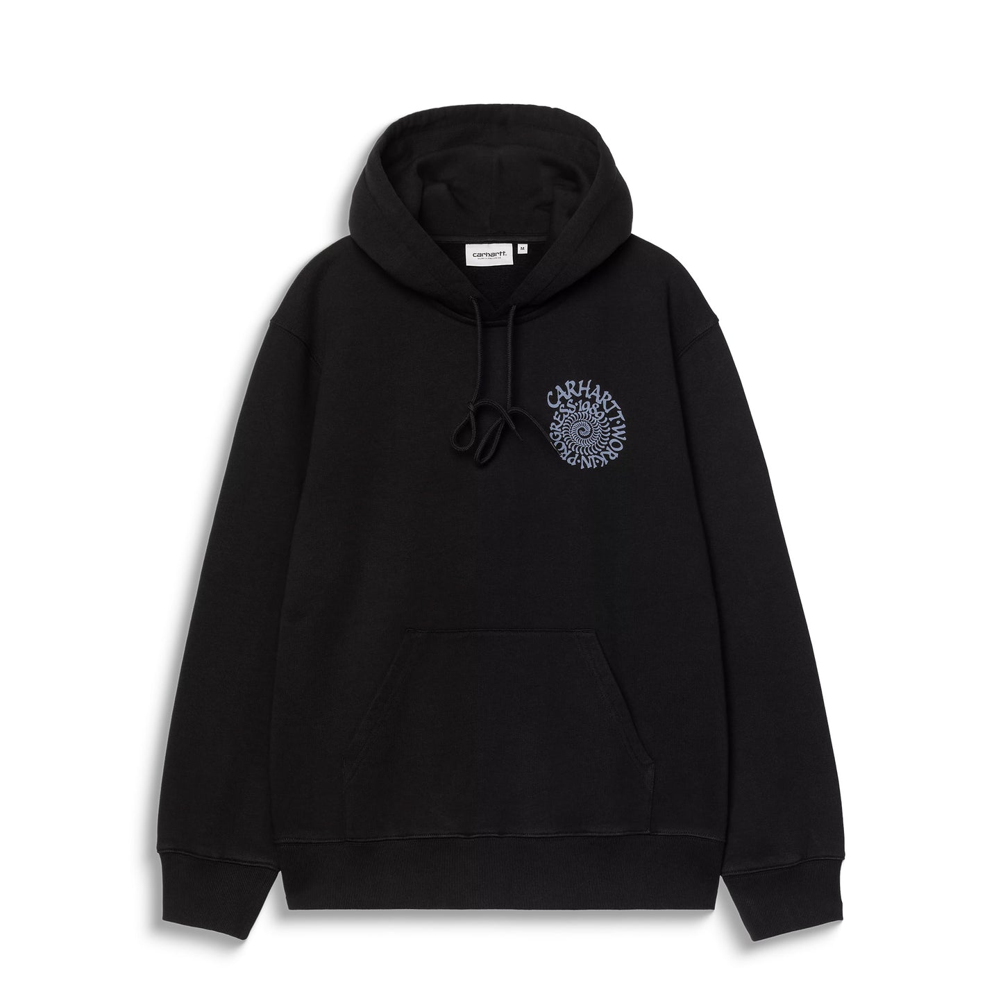 Carhartt WIP Hooded Spiral Sweat Black  - I03637689XX