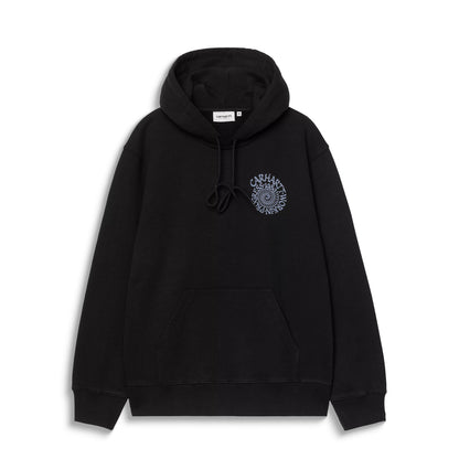 Carhartt WIP Hooded Spiral Sweat Black  - I03637689XX