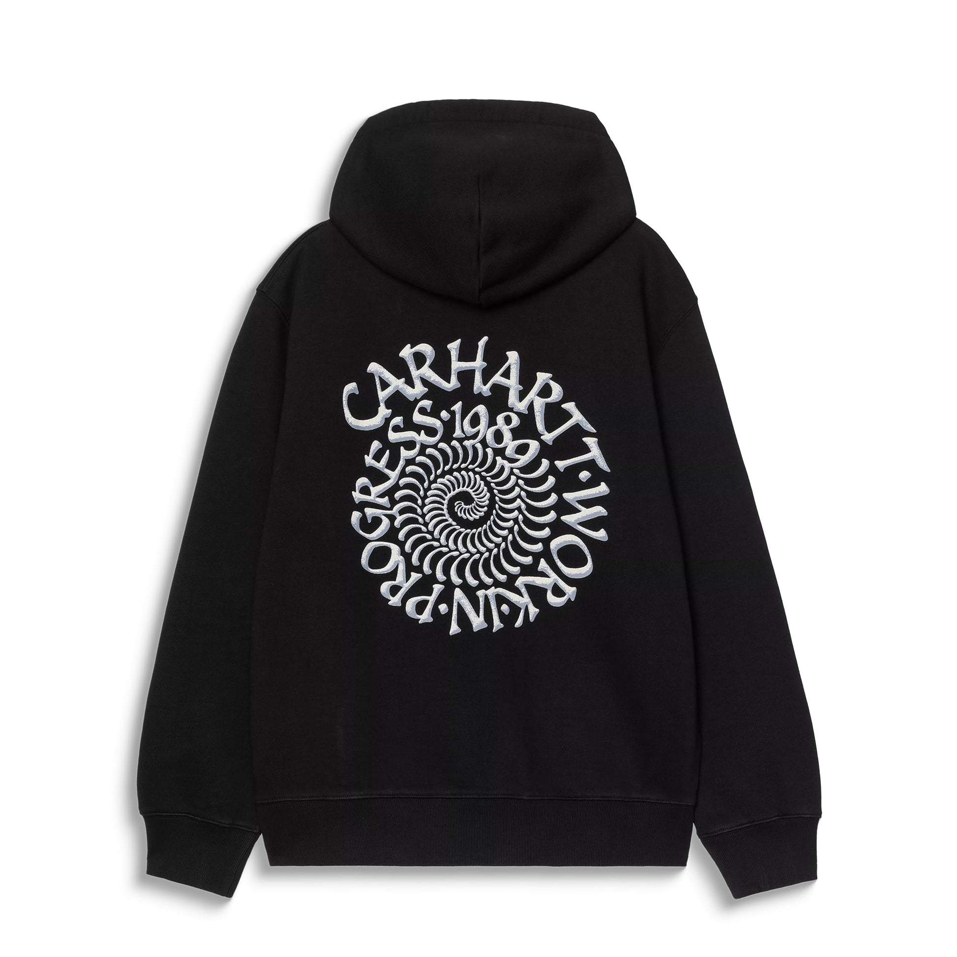 Carhartt WIP Hooded Spiral Sweat Black  - I03637689XX