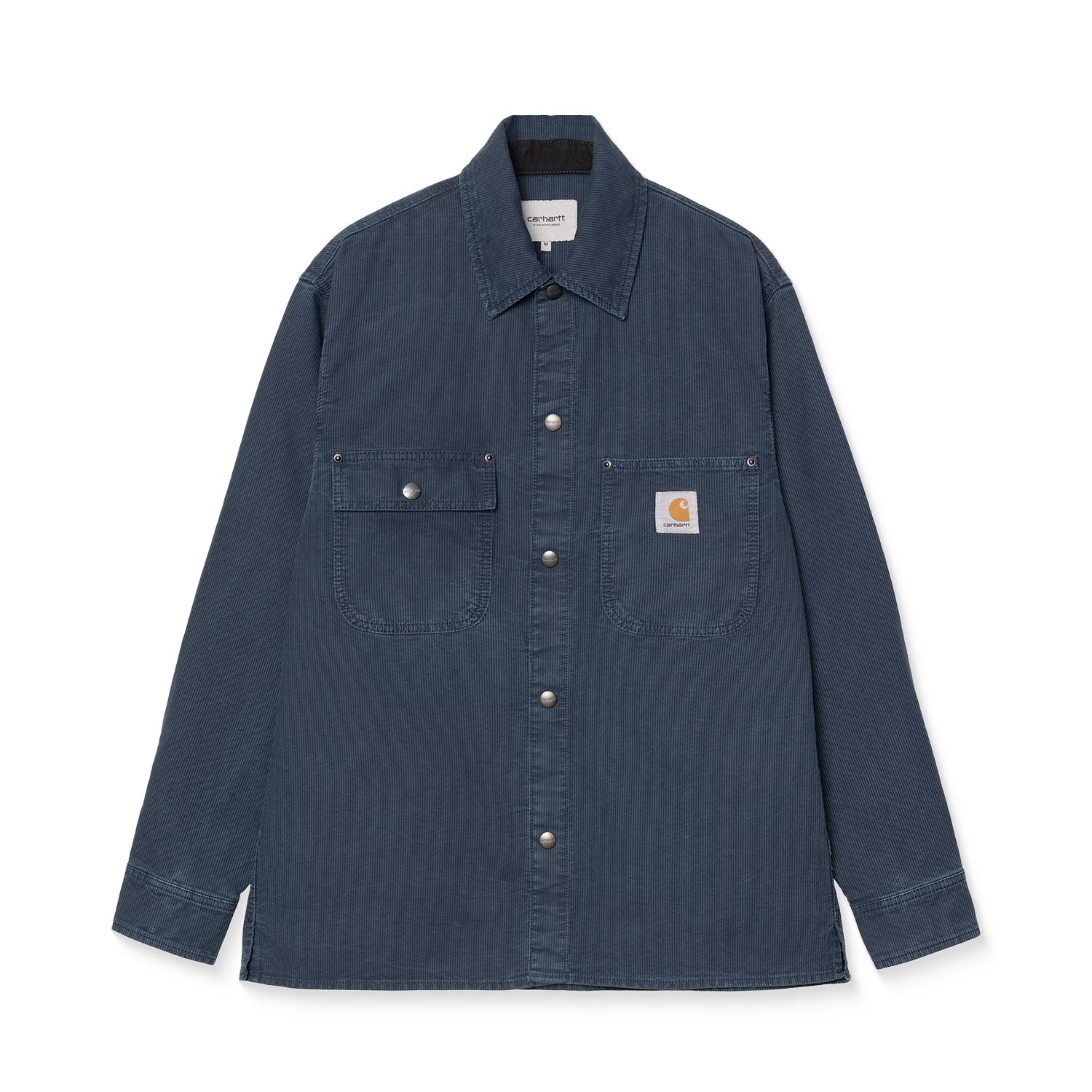 Carhartt WIP Parrish Shirt Jacket Blue stone washed  - I0364850106