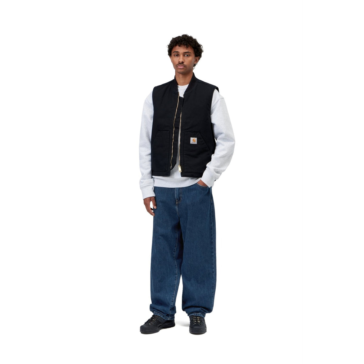 Carhartt WIP Aaron Pant Blue stone washed  - I0367280106