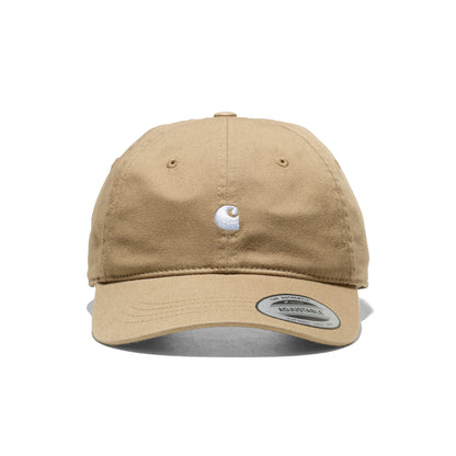 Carhartt WIP Madison Logo Cap Leather/White  - I0367301Q5XX