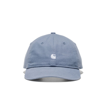 Carhartt WIP Madison Logo Cap Shady Blue/White  - I0367303S2XX