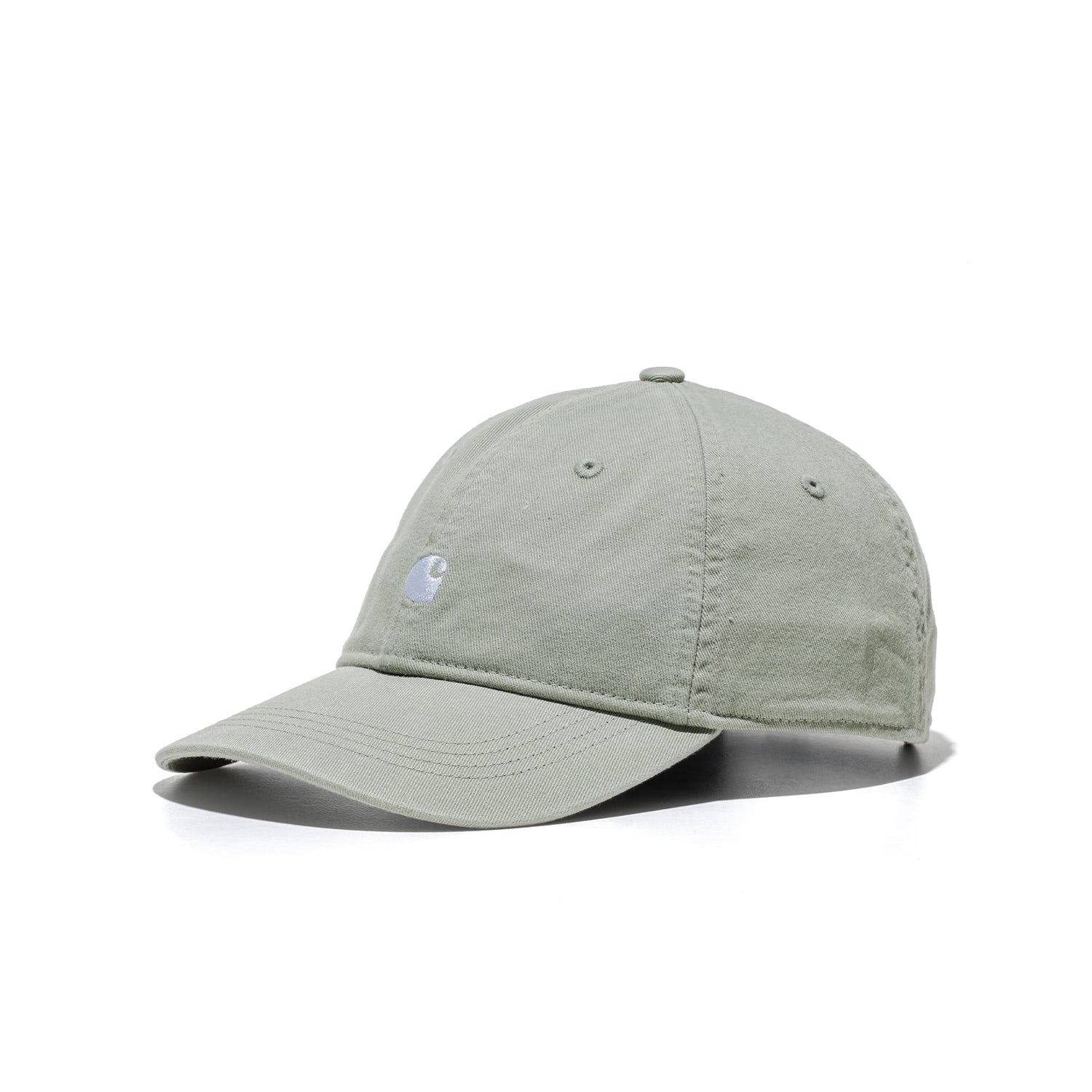 Carhartt WIP Madison Logo Cap Shady Green/White  - I0367303S3XX
