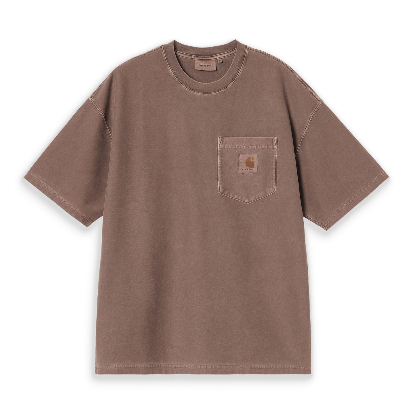 Carhartt WIP S/S Loose Pocket T-Shirt Shady Tobacco garment  - I03686347GD