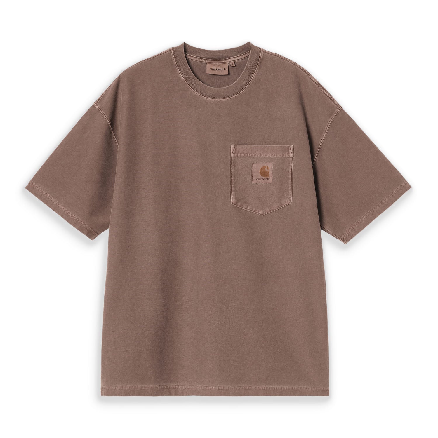 Carhartt WIP S/S Loose Pocket T-Shirt Shady Tobacco garment  - I03686347GD