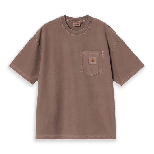 Carhartt WIP S/S Loose Pocket T-Shirt Shady Tobacco garment  - I03686347GD