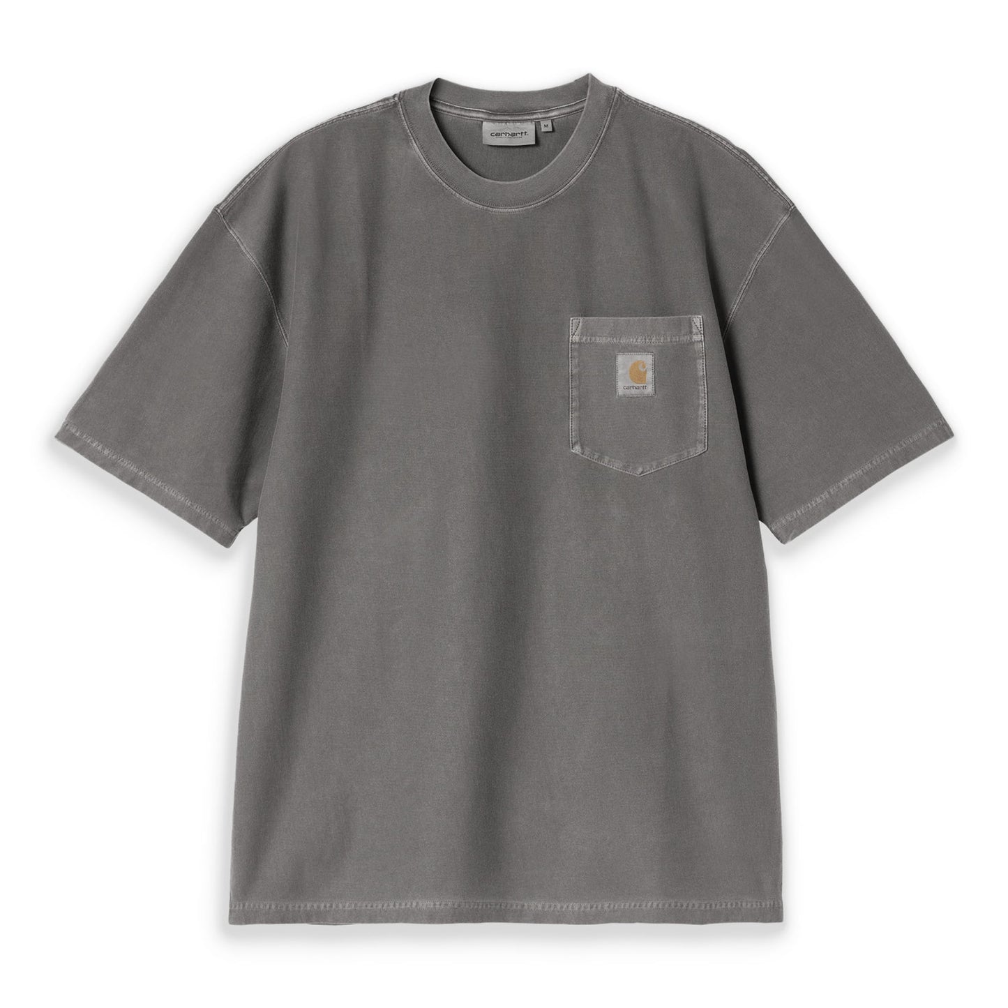 Carhartt WIP S/S Loose Pocket T-Shirt Shady Black garment  - I03686389GD