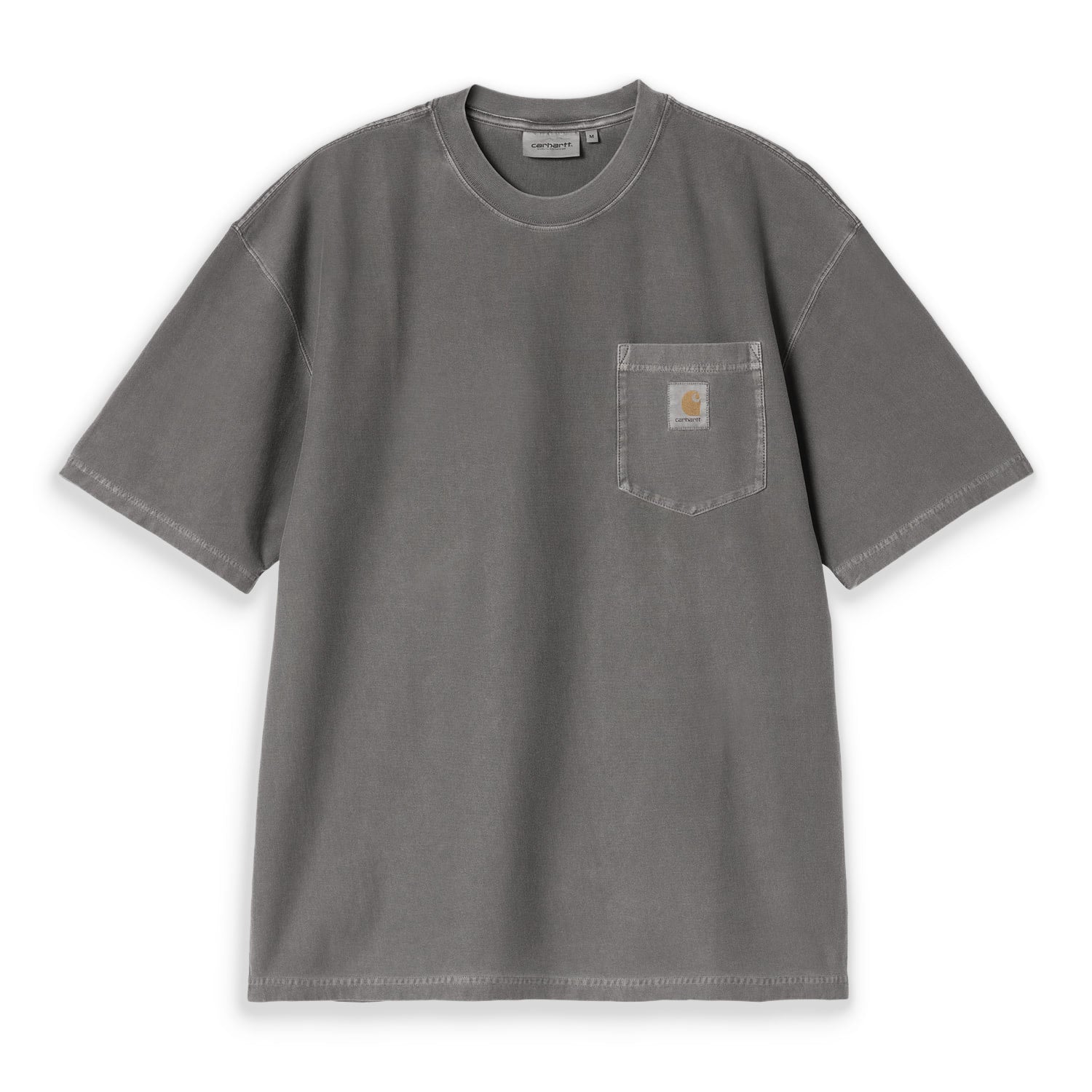 Carhartt WIP S/S Loose Pocket T-Shirt Shady Black garment  - I03686389GD