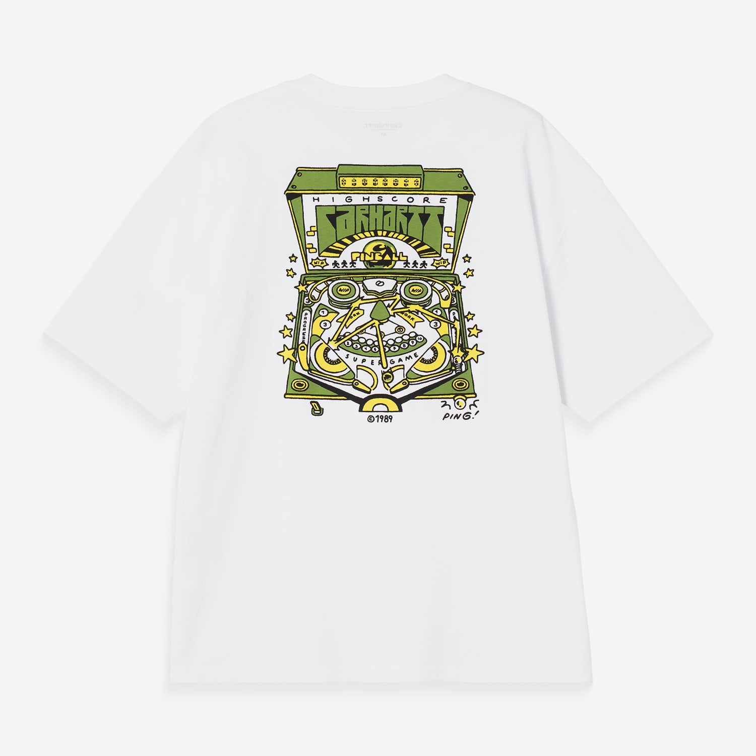 Carhartt WIP S/S Pinball T-Shirt White  - I03689102XX