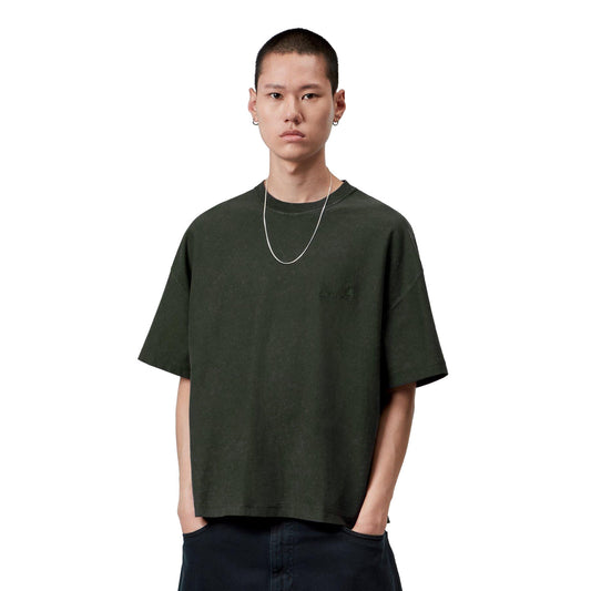 Carhartt WIP S/S Lambert T-Shirt Raven moon wash  - I0370163T6FQ