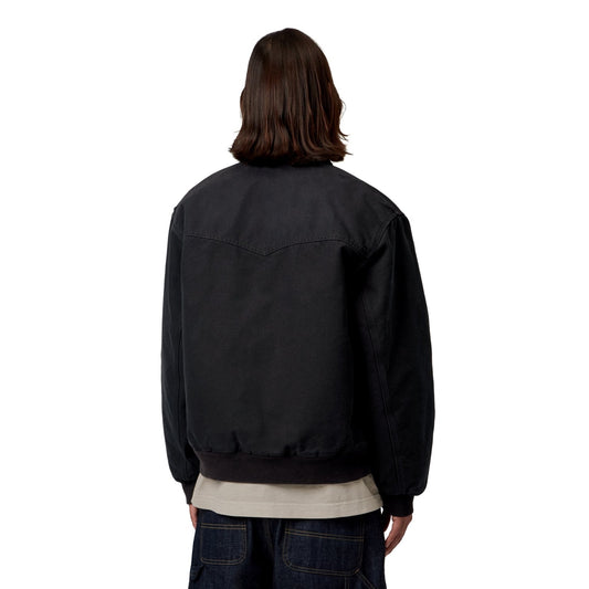 Carhartt WIP OG Santa Fe Jacket Black/Black stone canvas  - I03705600E4O