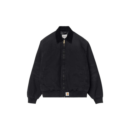 Carhartt WIP OG Santa Fe Jacket Black/Black stone canvas  - I03705600E4O