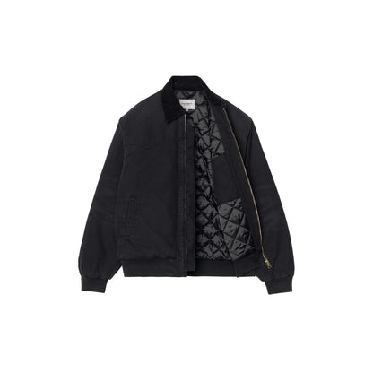 Carhartt WIP OG Santa Fe Jacket Black/Black stone canvas  - I03705600E4O