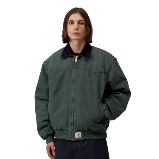 Carhartt WIP OG Santa Fe Jacket Raven/Black stone canvas  - I0370563WM4O