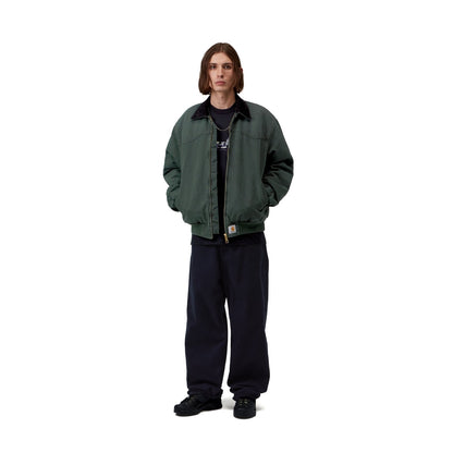 Carhartt WIP OG Santa Fe Jacket Raven/Black stone canvas  - I0370563WM4O