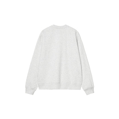 Carhartt WIP Mack Sweat Ash Heather/Black  - I03709900OXX