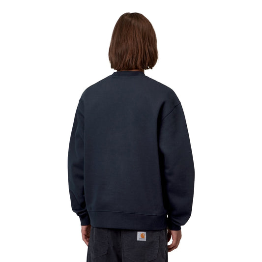 Carhartt WIP Mack Sweat Dark Navy/Wax  - I0370990COXX