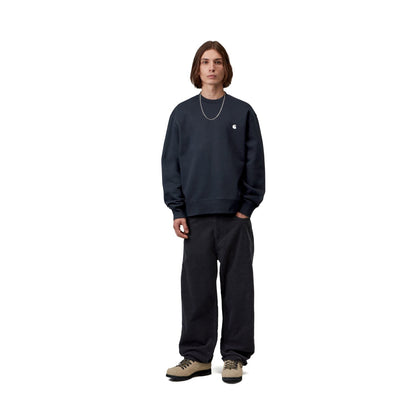 Carhartt WIP Mack Sweat Dark Navy/Wax  - I0370990COXX