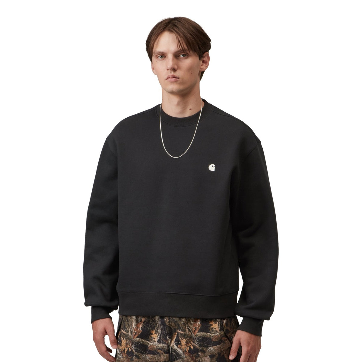 Carhartt WIP Mack Sweat Black/Wax  - I037099K02XX
